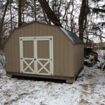Repurposed shed getting a new home